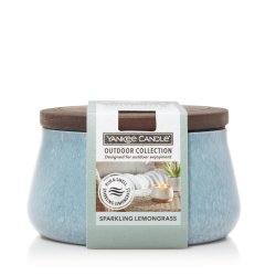 Yankee Candle Outdoor Citronella Candle | Sparkling Lemongrass Medium Candle