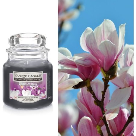 Yankee Candle Home Inspiration Range Midnight Magnolia Scent Small Jar 104g