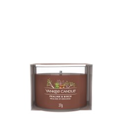 Yankee Candle Praline & Birch wax candle Round Birch wood Brown 1 pc(s)