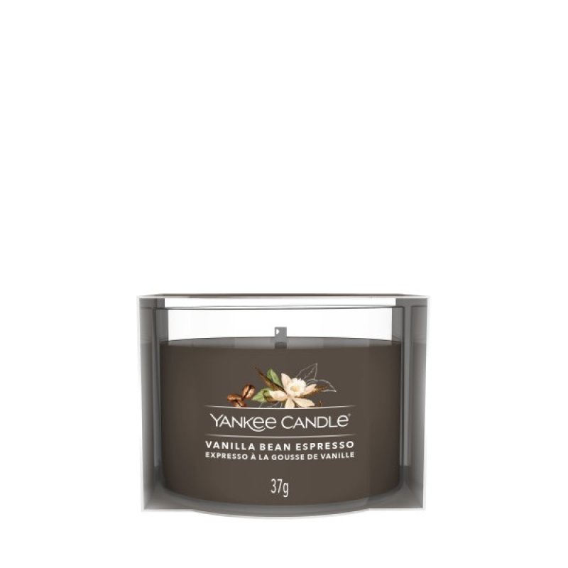 Yankee Candle Vanilla Bean Espresso wax candle Round Coffee, Vanilla Brown 1 pc(s)