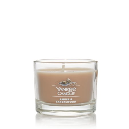 Yankee Candle Minis bougie en cire Cylindre Ambre, Bois de santal Beige 1 pièce(s)