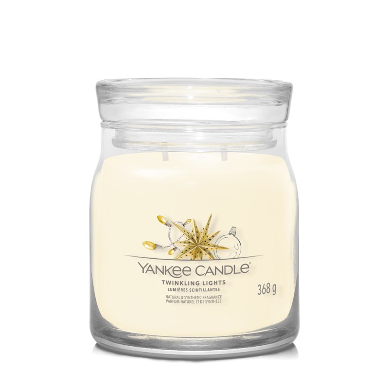 Yankee Candle Twinkling Lights bougie en cire Cylindre Crème 1 pièce(s)