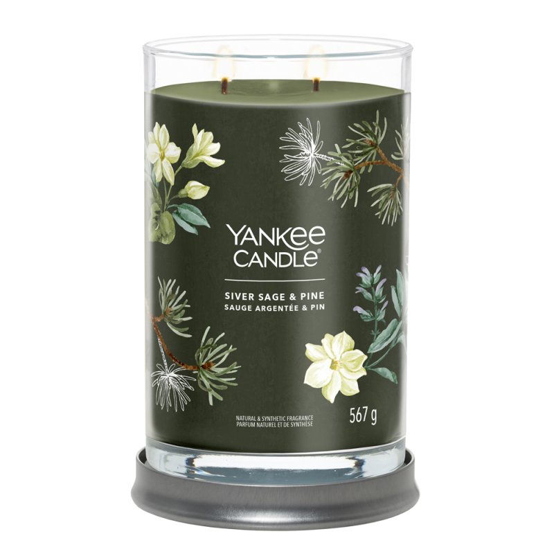 Yankee Candle Silver Sage & Pine Large Tumbler Jar Candle