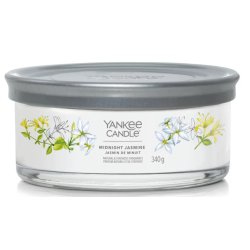 Yankee Candle Midnight Jasmine bougie en cire Cylindre Chèvrefeuille, Jasmin, Mandarin, Néroli Blanc 1 pièce(s)