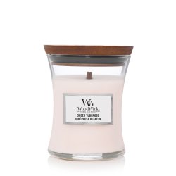 WoodWick Sheer Tuberose Medium Candle 275g