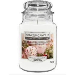 Yankee Candle Candy Cane Milkshake Large Jar Candle Long Burning Candles up to 125 Hours Perfect Gifts for Women and