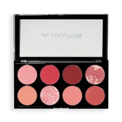 Revolution Ultra Blush Palette 8 Pigmented Matte and Shimmer Shades