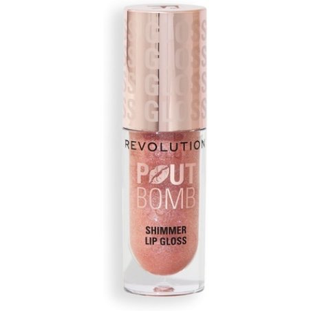 Revolution Pout Bomb Shimmer Gloss High-Shine Lip Gloss for Glossy Finish
