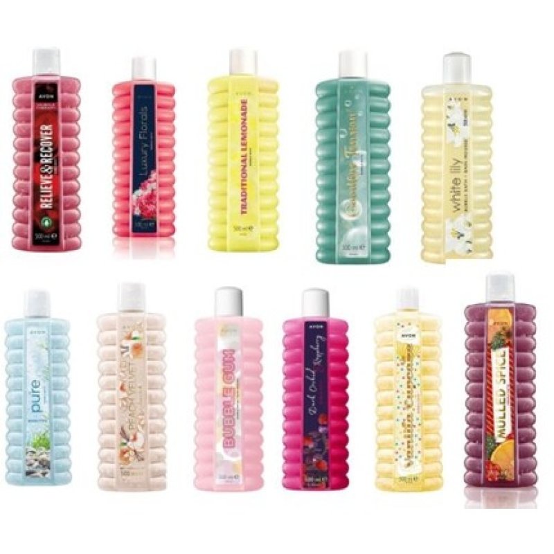 AVON Bubble Bath Senses Foaming Bath with Fragrance Options 500ml