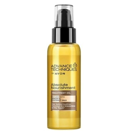 Avon Hair Treatment with Argan and Coconut Oil 100ml Spray Absolute Nourishment Moisturizing Care Shine