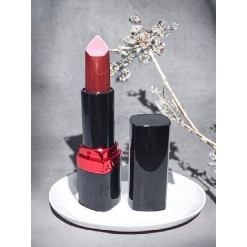 Avon Ultra Creamy Lipstick Color Care 46 Iced Coffee Shine with Creamy Squalane