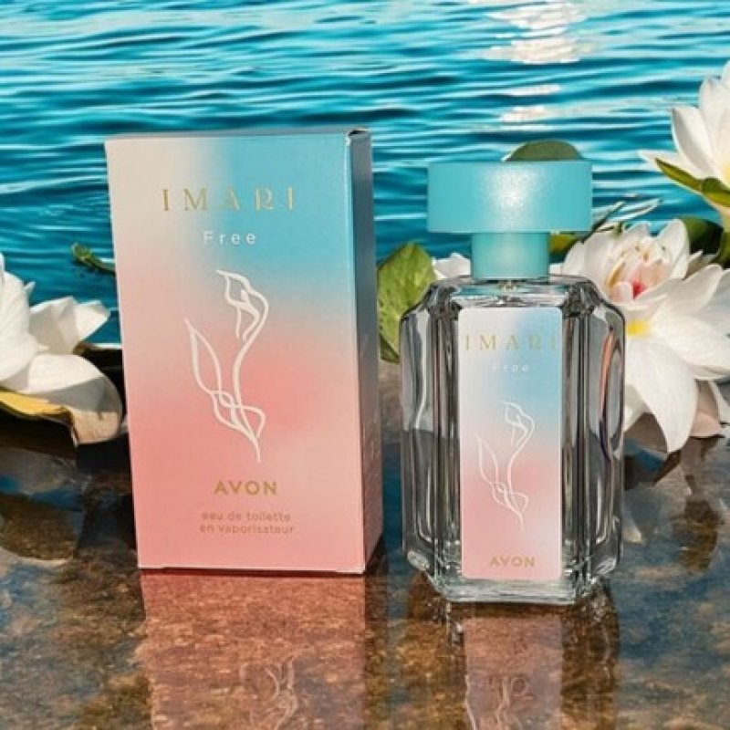 Avon Imari Free Eau De Toilette Women's Perfume Spray with Water Lily, Amber, and Bergamot