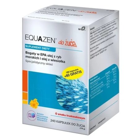 Equazen Chewable Strawberry - 240 Chewable Capsules For Long Term Health