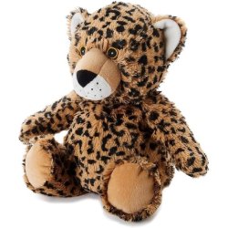 Warmies Microwave Hot Water Bottle with Plush Cover - Brown Leopard