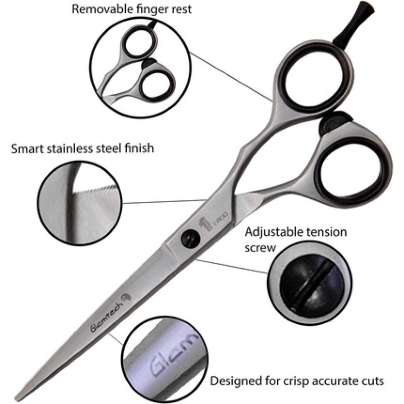 Glamtech One Ergo Professional Hairdressing Scissor 5.5 inch - Salon Hair Dresser Scissor