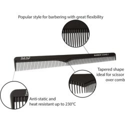 Dark Stag Barber Comb Number 1 Tapered