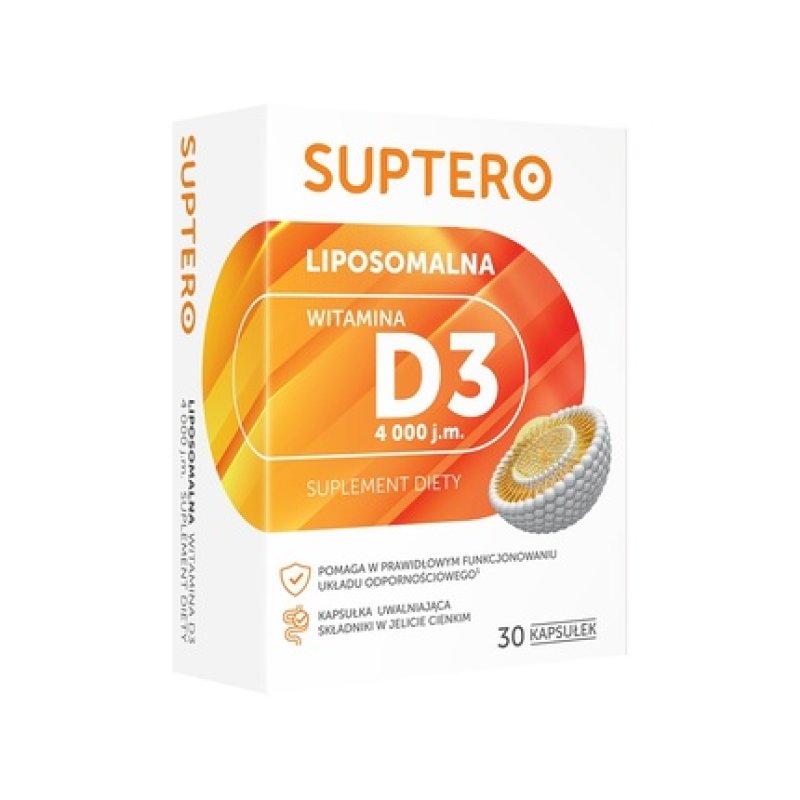 Suptero Liposomal Vitamin D3 4000 Iu, 30 Capsules