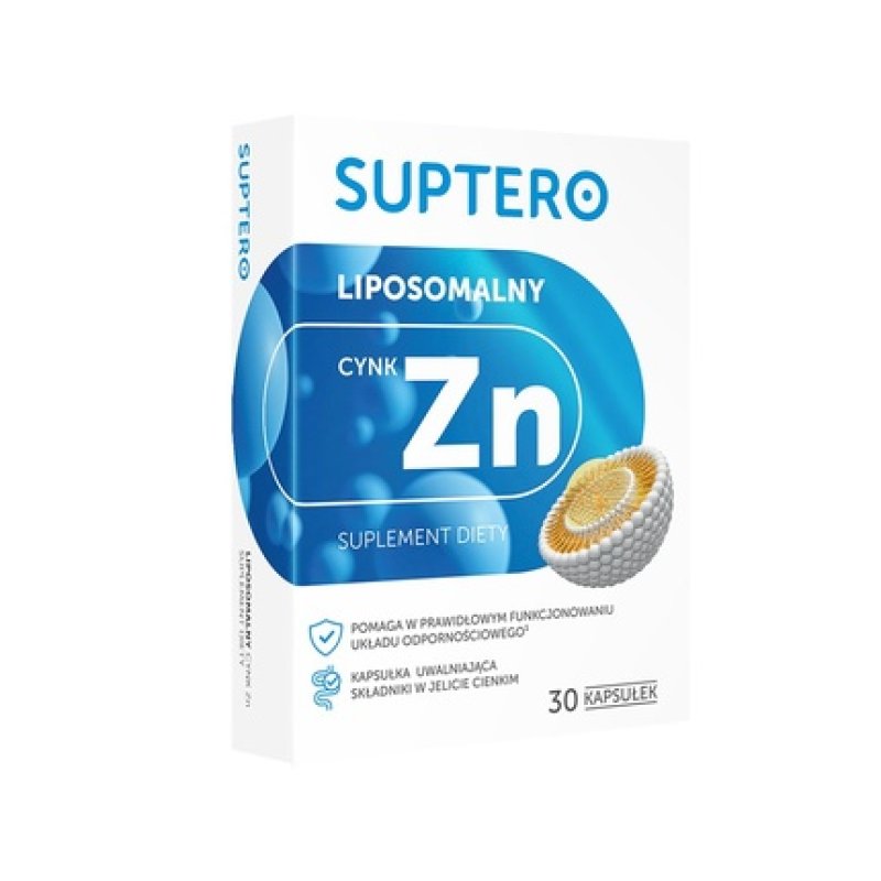 Suptero Liposomal Zinc Zn, 30 Capsules