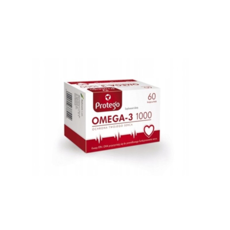 Omega-3 Fish Oil 1000 60 Capsules EPA DHA Heart Cardiovascular