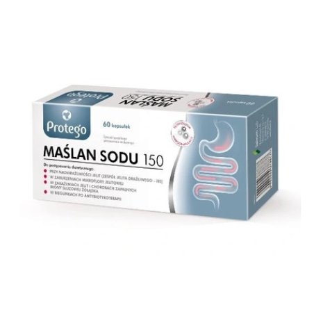 Protego Sodium Butyrate 150mg, 60 Capsules - Long Term Support