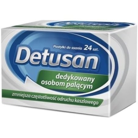 Detusan 24 Lozenges for Smokers Cough