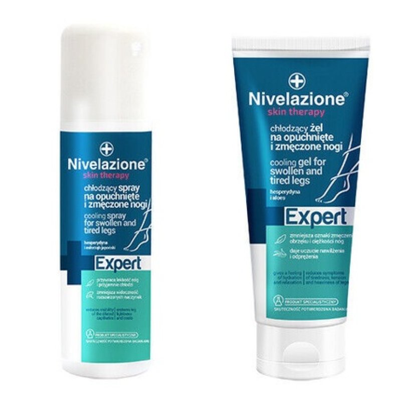 Nivelazione Skin Therapy Cooling Gel Spray for Swollen Tired Legs 150ml