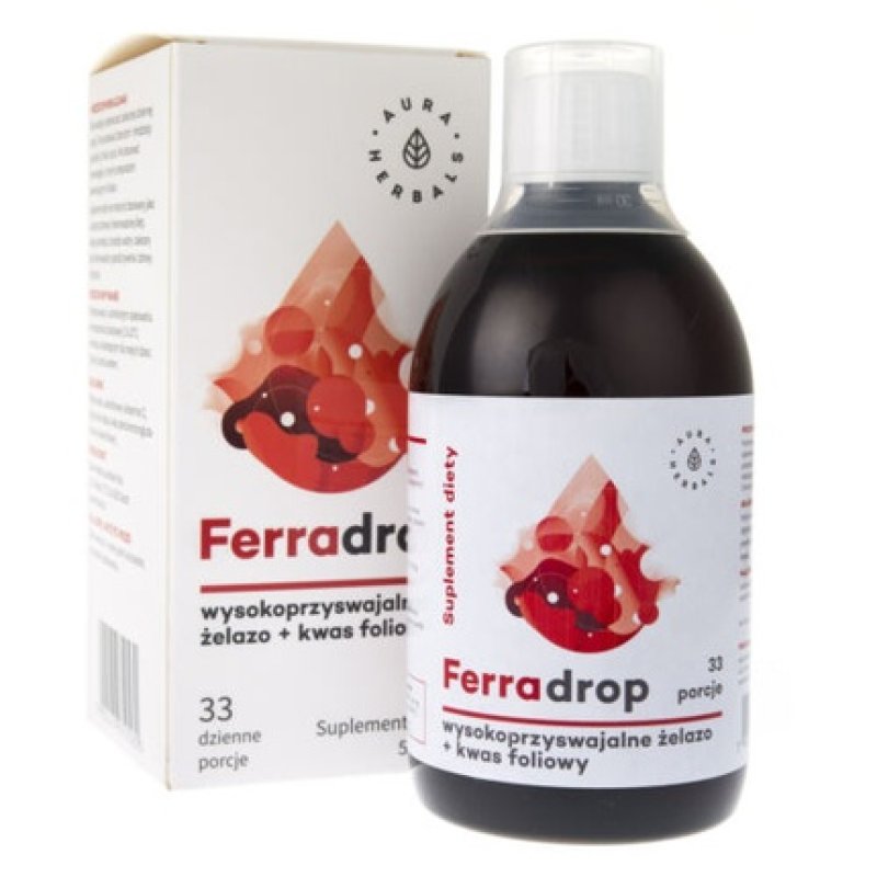 Aura Herbals Ferradrop Iron Folic Acid 500ml