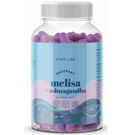 Aura Herbalspure Lab Melissa Extract 150 Mg Ashwagandha Dietary Supplement 170 Capsules