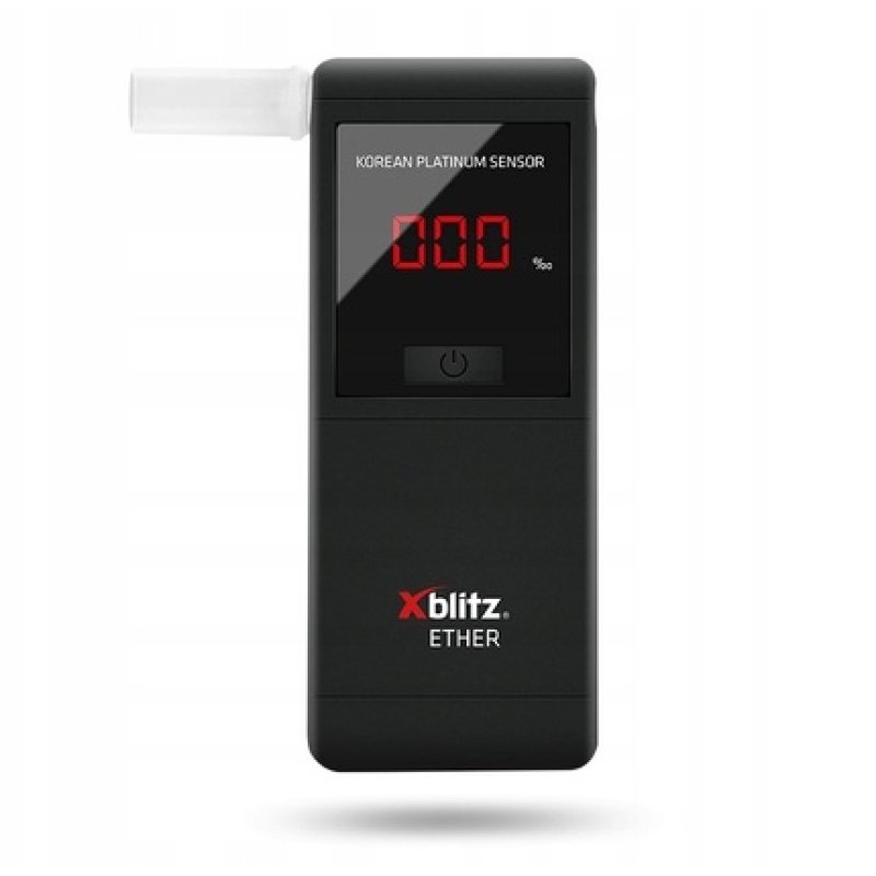 Xblitz Ether Professional Breathalyzer With Mouthpiece Set