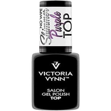 Victoria Vynn Top Shimmer No Wipe UV LED Gel Polish for Nails 8ml Purple