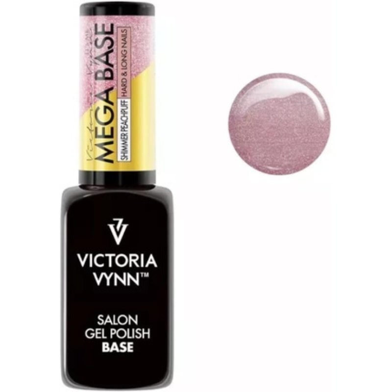 Victoria Vynn Hardi Mega Base UV Led Hybrid Gel Polish Nails SHIMMER PEACHPUFF 8ml
