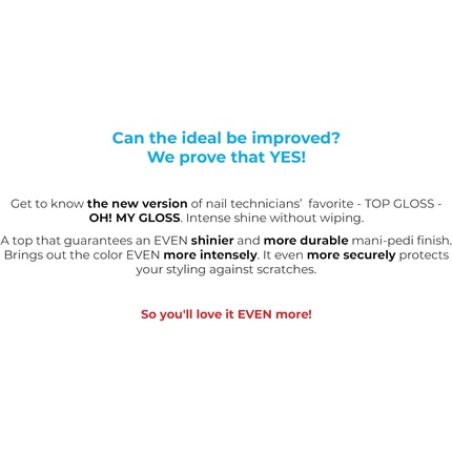 Victoria Vynn Gel Polish Top OH! MY GLOSS No Wipe UV LED Nails Soak Off Manicure 8ml