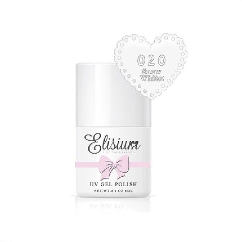 Elisiumuv Gel Polish Hybrid Nail Polish 020 Snow White - 8ml
