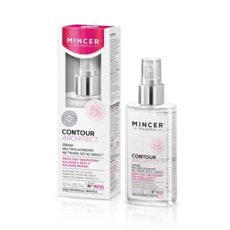 Mincer Pharma Contour Architect Multicollagen Serum For Face, Neck, And Decollete - 100ml