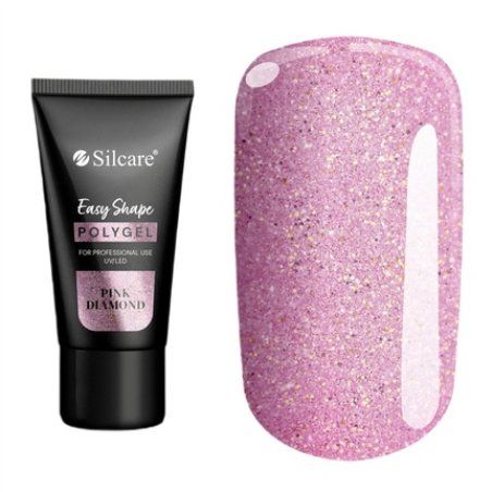 Silcare Easy Shape Polygel Acrylic Gel Pink Diamond 30g
