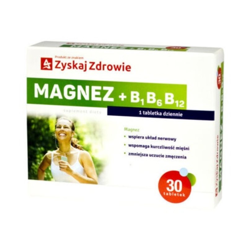 Magnesium B1 B6 B12 30 Tablets
