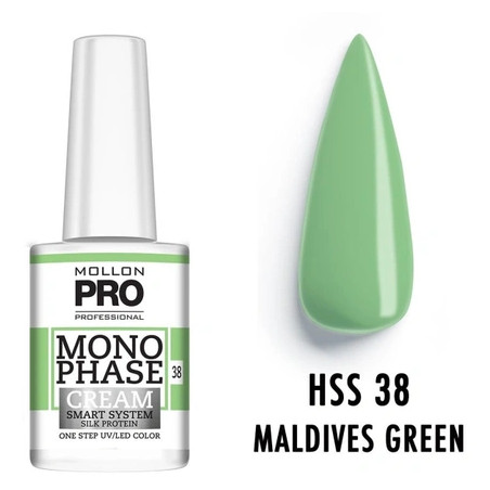 Mollon Pro Mol Monophase 38 - Maldives Green Uv/Led 10ml