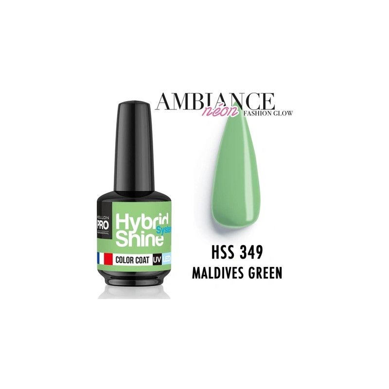 Mollon Pro Mol Hss 349 Ambiance Neon - Semi-Permanent Hybrid Shine Nail Polish