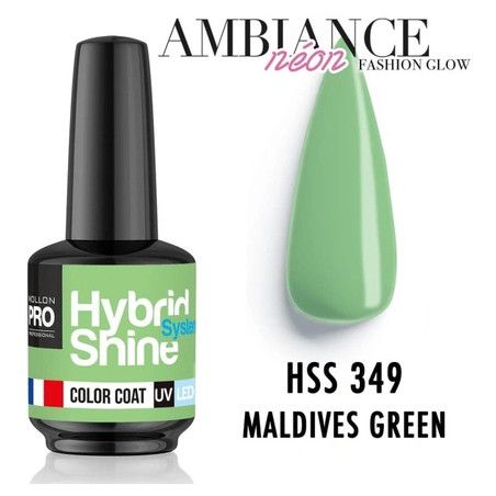 Mollon Pro Mol Hss 349 Ambiance Neon - Semi-Permanent Hybrid Shine Nail Polish