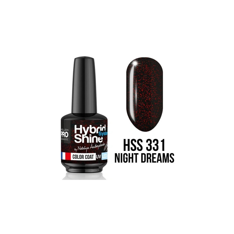Mollon Pro Mol Hss 331 Red Passion - Semi-Permanent Hybrid Nail Polish