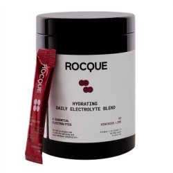 Rocque Hydrating Daily Electrolyte Blend Hibiscus And Lime 28x4g