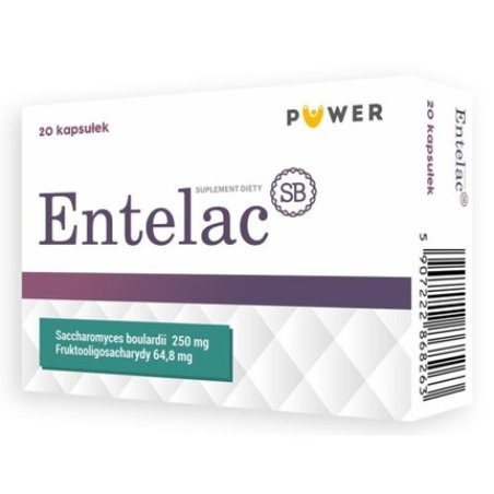 Entelac SB 20 Capsules Probiotic Yeast Strain Combination