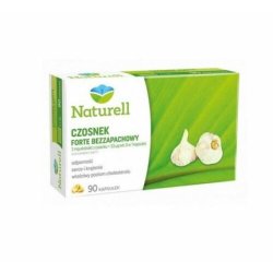 Garlic Forte Naturell 90 Capsules for Immune System and Cholesterol Support