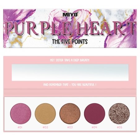 The Five Points Purple Heart Eyeshadow Palette 6.5g