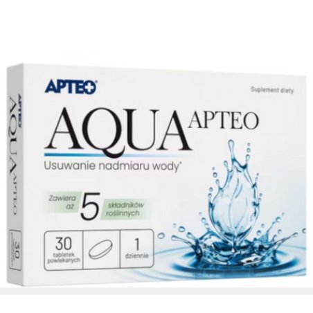 Aqua Apteo Water Removal Detox Tablets 30 Count for Cleansing and Digestion