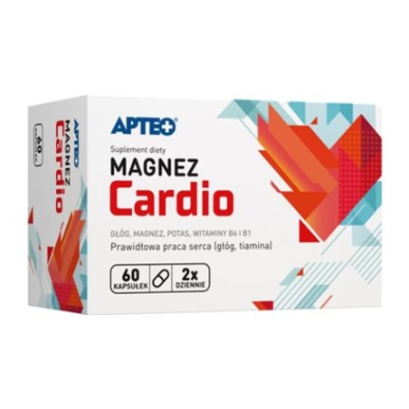 Cardio Apteo Magnesium, Potassium, and Vitamin B6 Dietary Supplement 60 Capsules