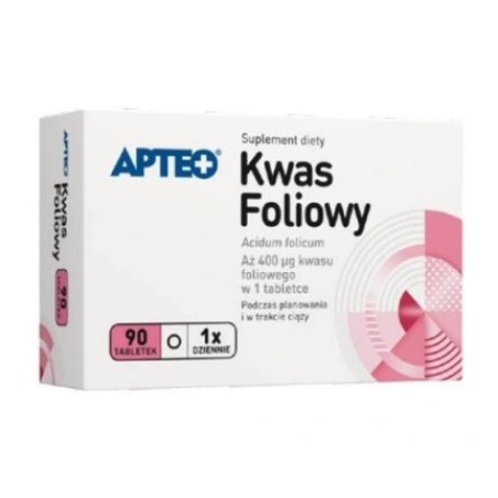 Apteo Folic Acid, 90 Tablets - Long-Term Validity