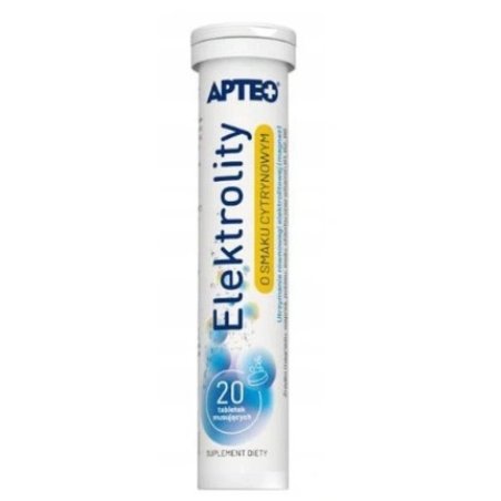 Apteo Electrolytes - 20 Effervescent Tablets