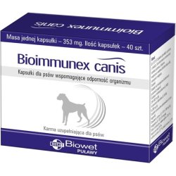 Bioimmunex Canis Dog Immunity Supplement 40 Capsules