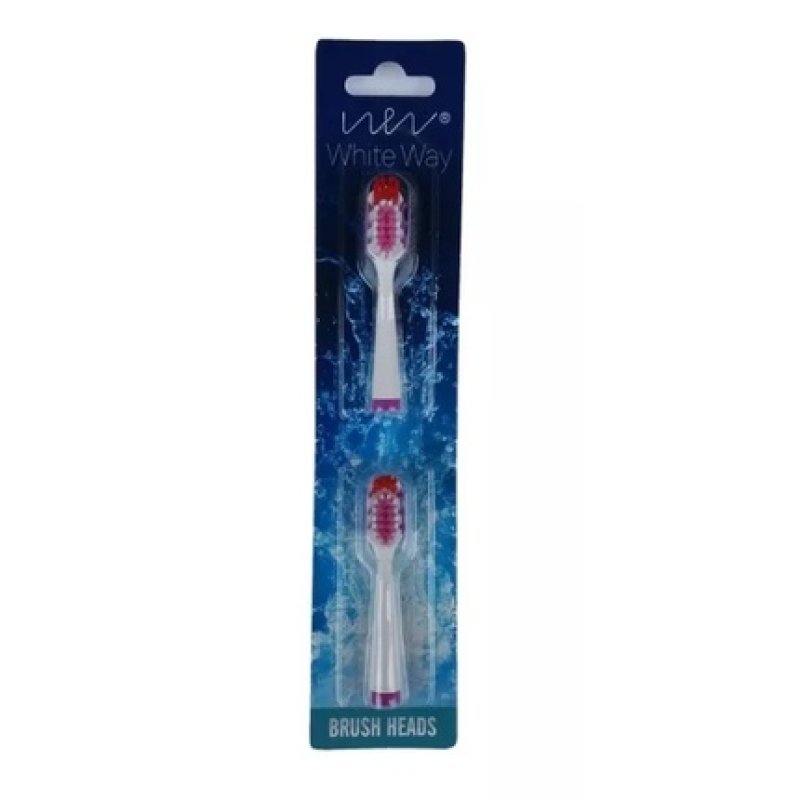 Pulsar Sonic Toothbrush Head Refills - Purple, 2 Pack